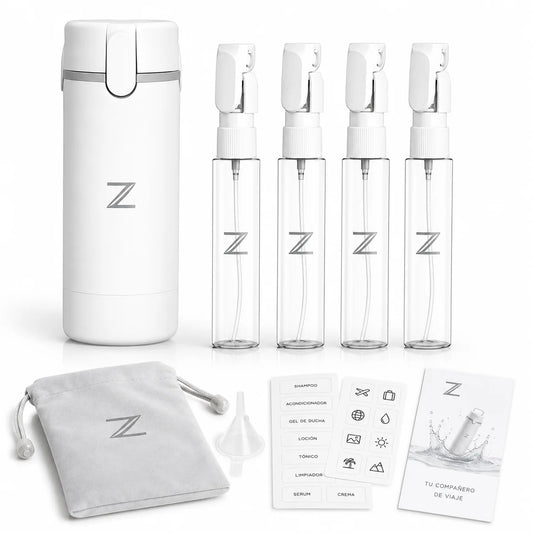 Kit de Líquidos para Viaje 4 en 1