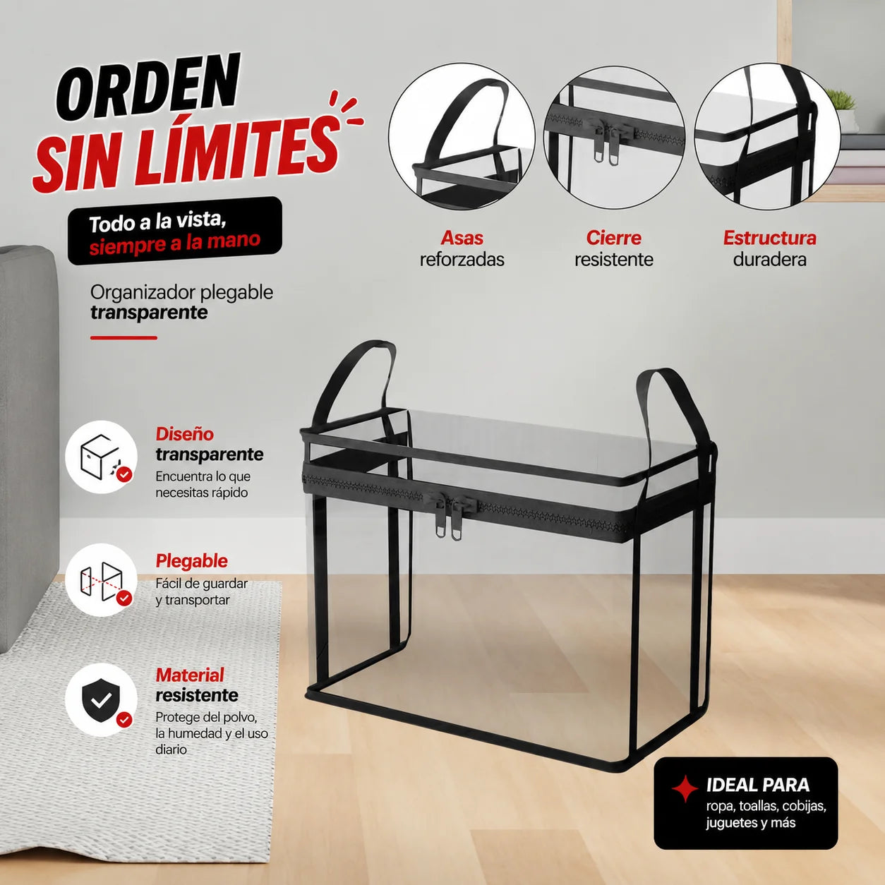 Pack x3 Cajas Organizadoras FluveaHome™